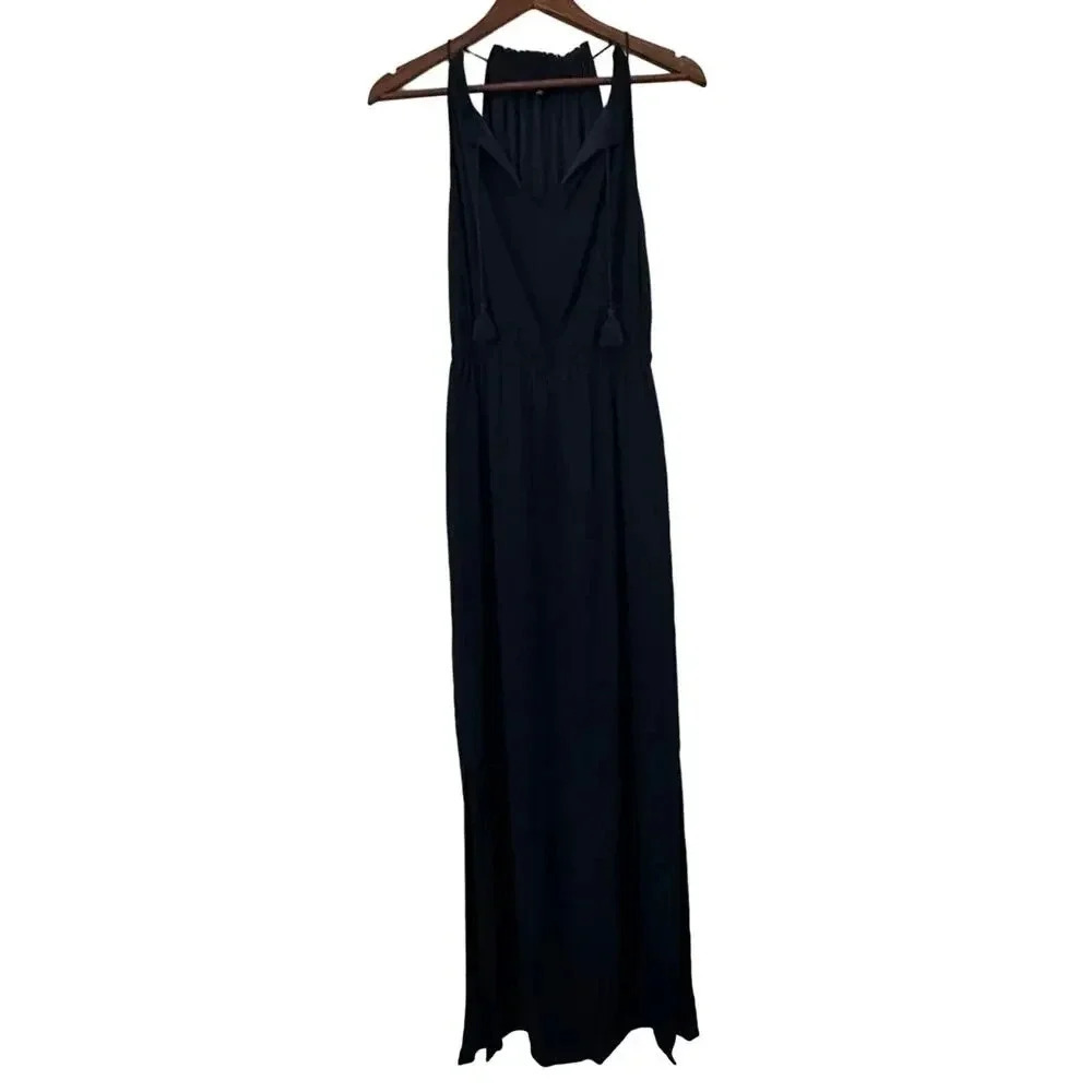 Madewell Maxi Tassel Tie Dress Size 0 - Picture 2 of 4
